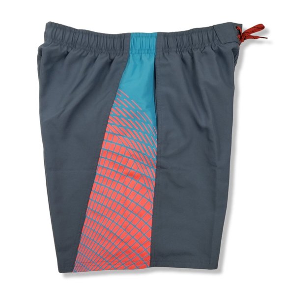 Nike 7” Clash Volley Men’s Swim Shorts NESS7430 Grey/Blue Size M - Picture 5 of 13